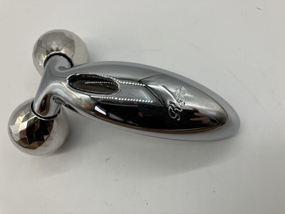 ReFa CARAT Facial Roller Silver MTG Beauty Massager w/ Box Card Japan