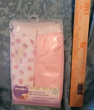 Babies R Us 2 Pack Waterproof Training Pants Pink 2T 26-29 Lbs New Opened