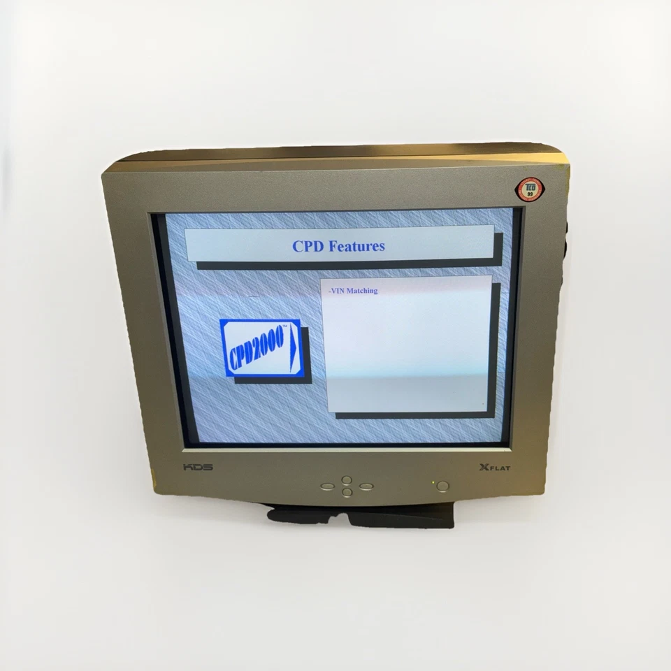 KDS 17" CRT Retro Gaming Monitor XF-7b Xflat 786N Korea Data Systems * Great * - Image 2 of 4