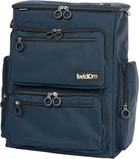 Classic Large Adaptive Wheelchair Backpack for Back of Chair, Navy Blue