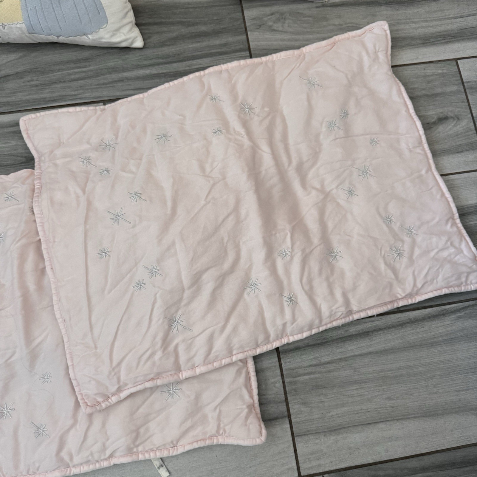 Pottery Barn Kids Princess Bed Set Quilt Sheets Decorative Pillows Shams Queen