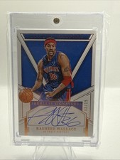 2024-25 RASHEED WALLACE 3/15 AUTO PANINI NATIONAL TREASURES PEERLESS SIGNATURES