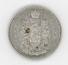 1963 Canada Silver 50 Cents  Elizabeth II Half Dollar 80% Silver ***FREE SHIP***