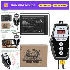 Reptile Heating Pad  Digital Thermostat Combo, Under Tank Heater for 10-40 Gal