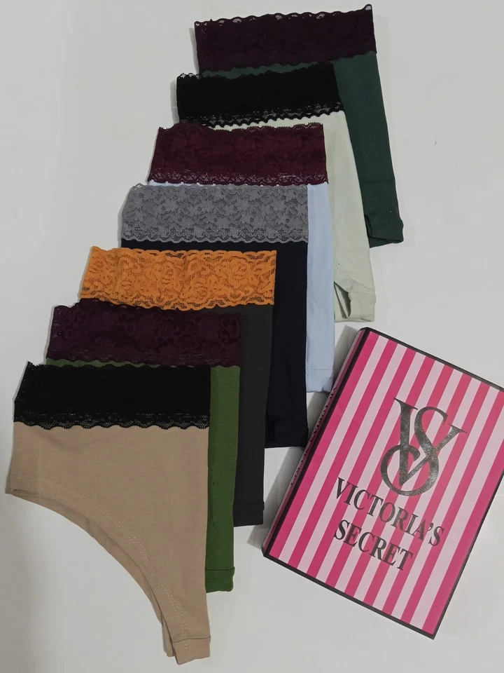 Bragas Victoria's Secret, paquete misterioso de 7 días bikini, colores y diseños surtidos Foto 4 de 4