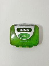 Jensen Audio Sport Cassette Player Green SP-50 All Weather AM/FM Radio FOR PARTS