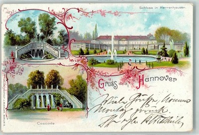 13918948 - 3000 Hannover Grotte Schloss Herrenhausen Cascade 1907