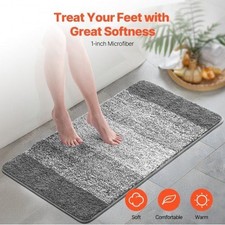 Bathroom Rug 36x24 Absorbent Soft Bath Mat Machine Washable Quick Dry