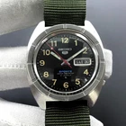 Vintage Seiko 5 Sports Automatic Military Dial 70 M Japan Men's Watch 6119-8140