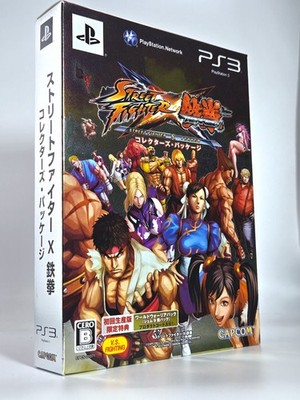 Street Fighter x Tekken Limited Collector Edition Package Playstation PS3 Japan