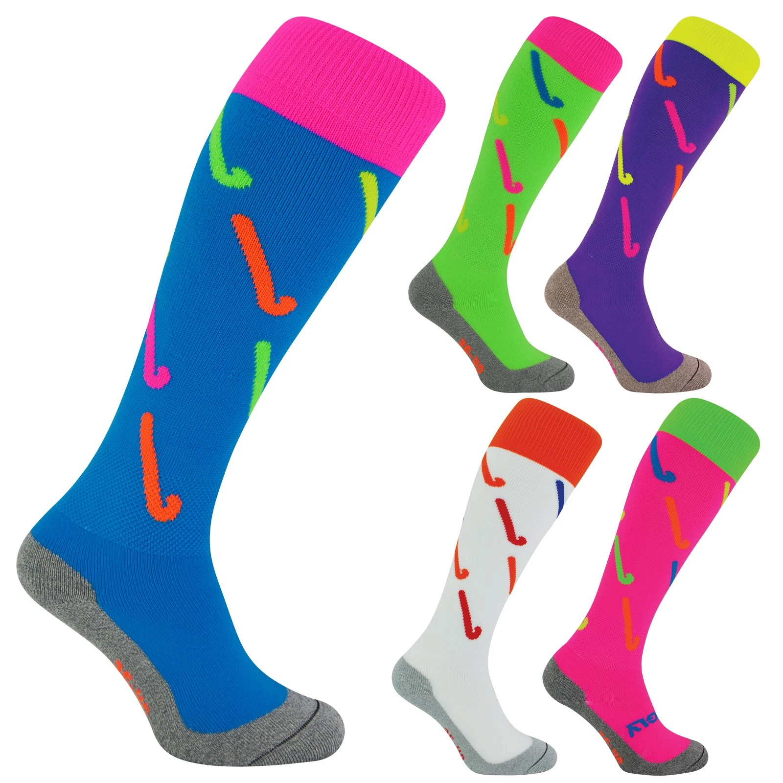 Mens Hockey Stick Long Hockey Socks by Hingly Knee High Sport Socks