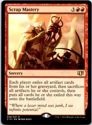 Scrap Mastery #38 Commander 2014 Rare MTG