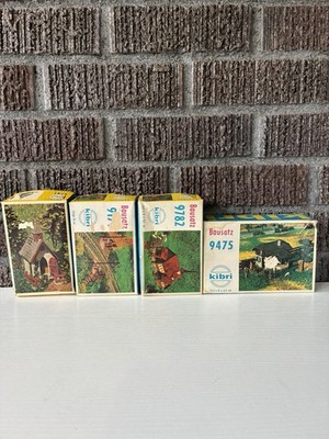 VTG Lot of 4 Kibri Model Kits Bausatz 9475 9171 9782 9781
