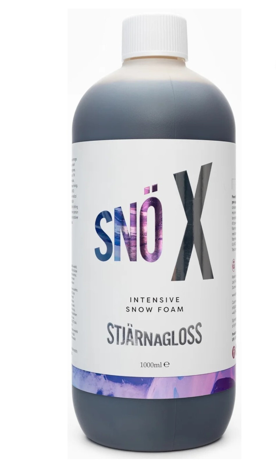 STJARNAGLOSS - Snö X ~ lntensive Snow Foam Pre-Wash ~ 1 Litre **NEW & IN STOCK**