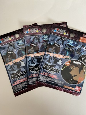 BLEACH Untersetzer Sammlung 3er Set zufällig Ichigo Kurosaki Aizen Hirako Japan