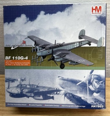 1/72 HOBBYMASTER HA1803 BF 110G-4 ''G9+EF' MAJ.  SCHNAUFER, IV./NJG-1, OCT. 1944