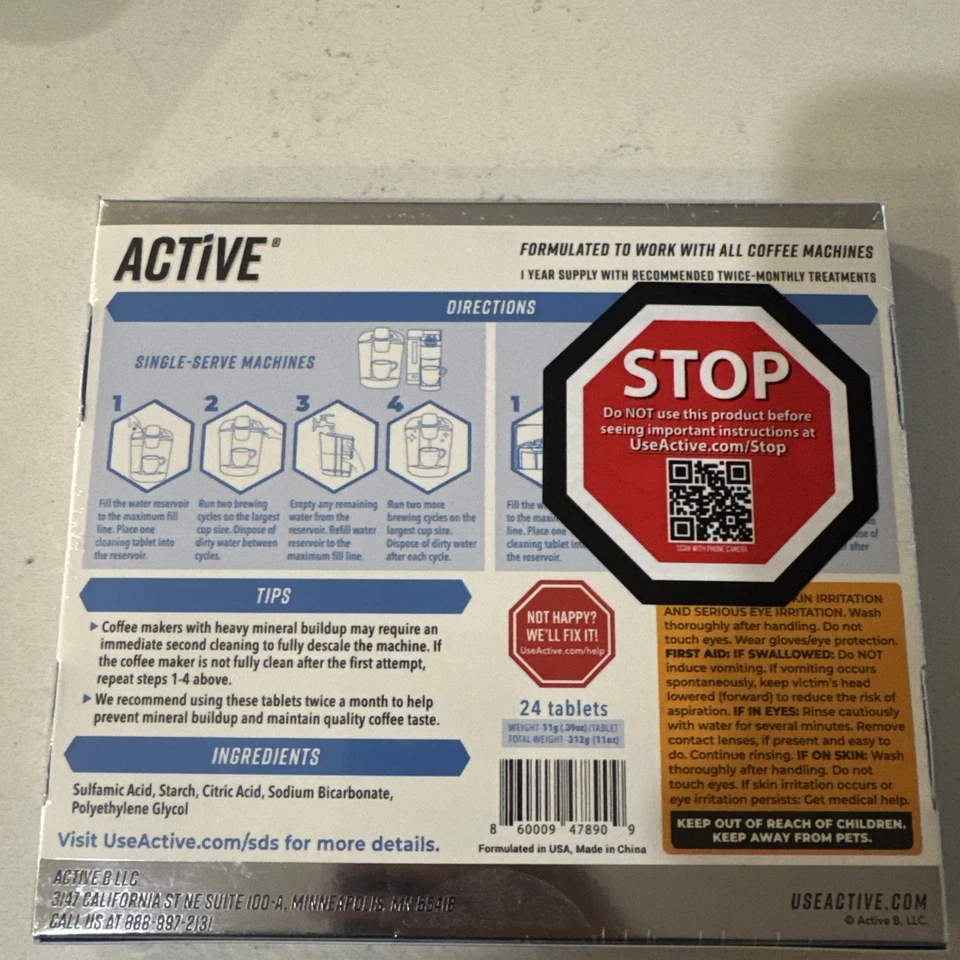 Tabletas descalcificadoras limpiadoras para máquina de café - 24 unidades, compatibles con Nespresso... Foto 2 de 2