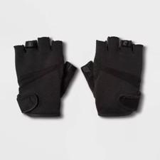 Men's Strength Training Gloves Black L : Neoprene, Weightlifting