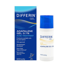 Differin Acne Treatment Gel, 90 Day Supply, Retinoid for Face for Acne Prone Ski