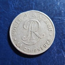La Courneuve Seine Saint Denis 5c Société Rateau Jeton Nécessité 26mm