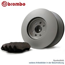 BREMBO Bremsscheiben Set + Beläge für 4A2 AUDI A6 C4 4A5 Avant 100 quattro TDI