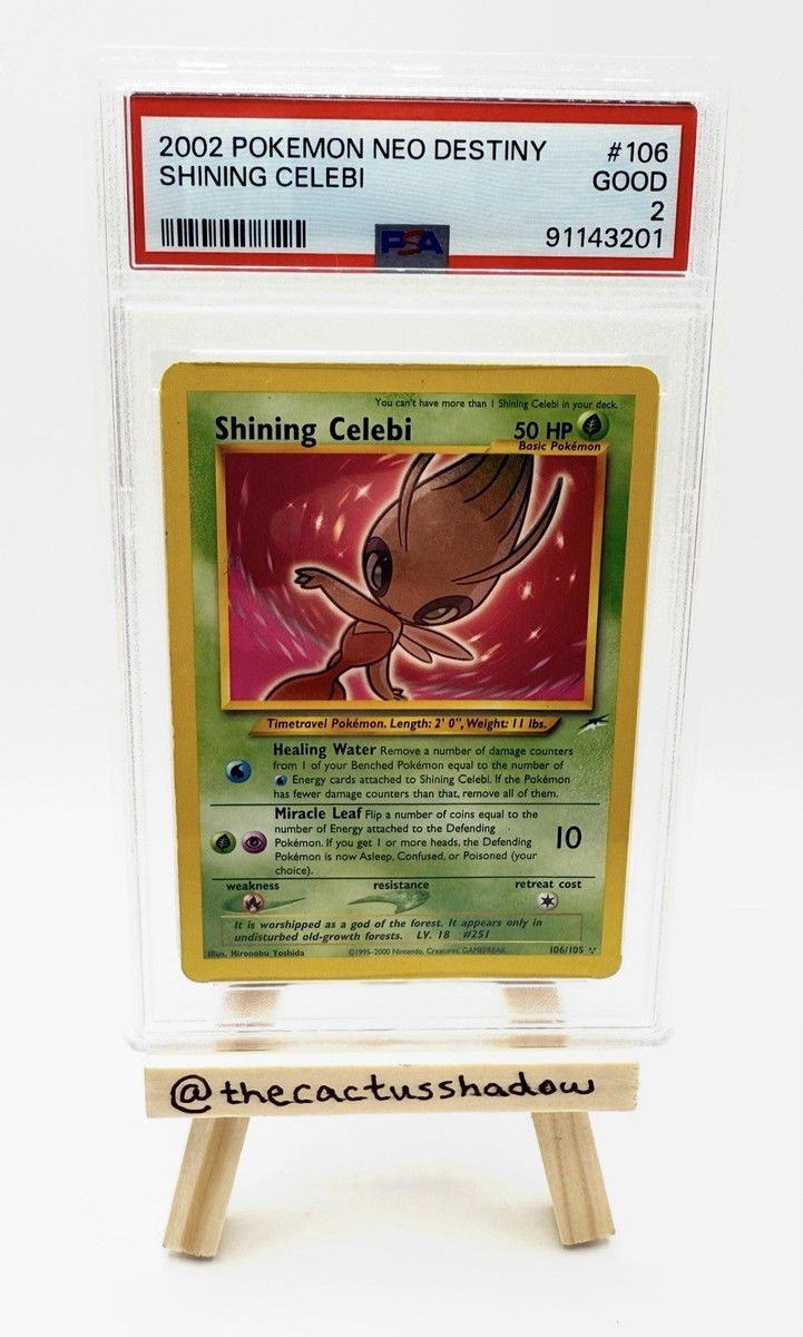 Shining Celebi 106/105 Neo Destiny Holo for sale online | eBay