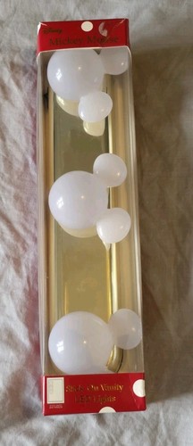 Mickey Mouse Disney 3 Strip LED Dressing Light Battery Operated VGC - Picture 13 of 14