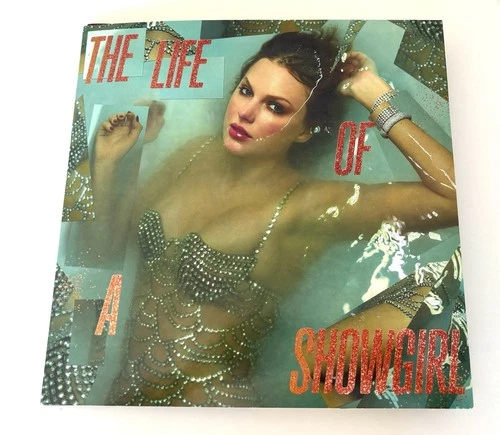 Taylor Swift The Life of a Showgirl Portofino Orange Glitter Vinyl