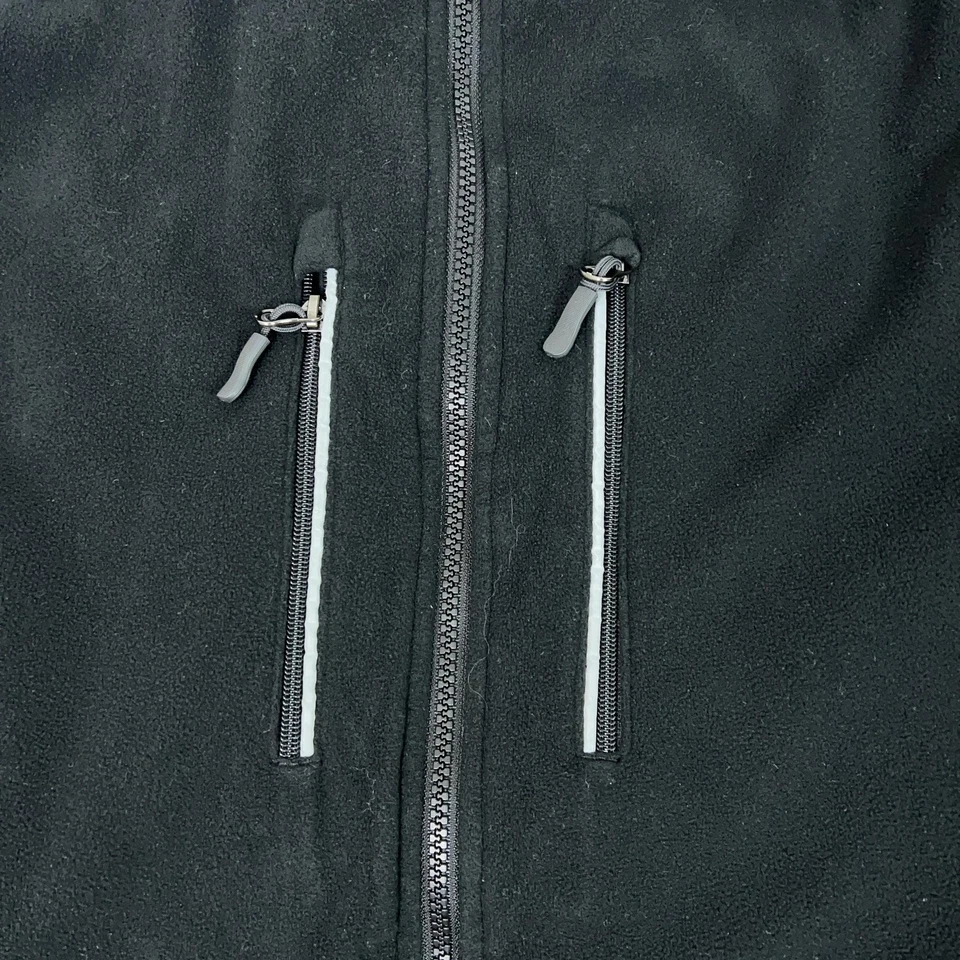 SCOTTeVEST Jacket Mens Large Black Fleece Softshell Travel Tech Pockets - Image 2 of 4