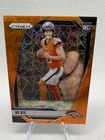 2024 Panini Prizm - Rookies Bo Nix #309 Lazer Prizm (RC) Orange Denver Broncos