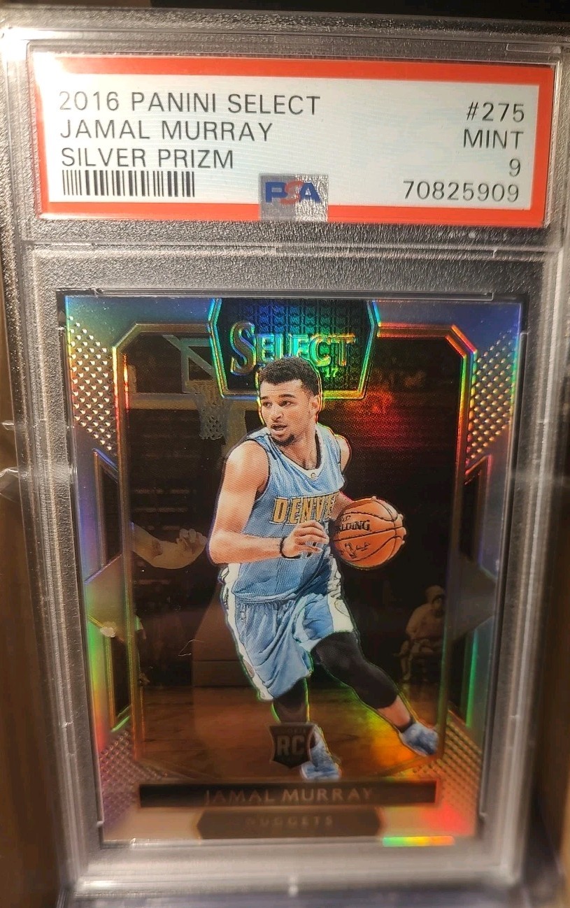 2016 Panini Select Courtside Silver Prizm Jamal Murray #275 PSA 9 MINT Rookie RC