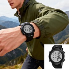 Men Electronic LED Digital Watch Waterproof Wrist Watches Outdoor Sports Gift