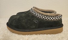 NEW UGG KID'S TASMANS  SIZE 1  UNISEX  1019066K  WOODLAND GREEN  BOX NOT INCL  