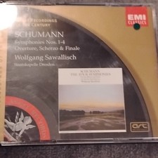 Robert Schumann Symphonies Nos. 1 - 4 Sawallisch Staatskapelle Dresden EMI 2 CD