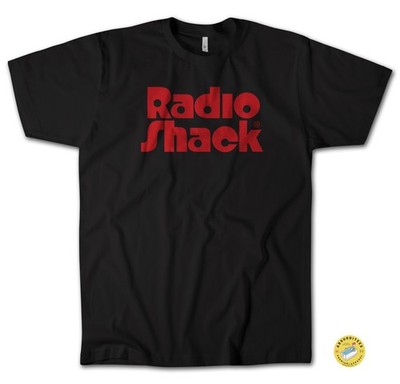 Retro Radio Shack T-Shirt   80's Throwback Tandy Corp Nerdy Pop Culture Tee