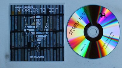 Optimo In Order To Edit Belgium ADV CDR 2009 Techno New Beat