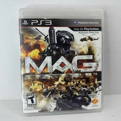MAG Sony PlayStation 3 PS3 Complete CIB Multiplayer Online FPS Shooter Game T Ra