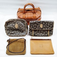Loewe Yves Saint Laurent Hand Bag Shoulder Bag and others 5 set Brown 5750075
