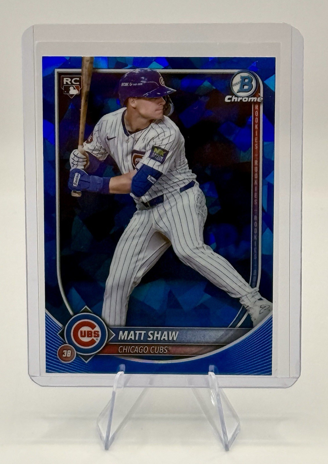 2025 Bowman Chrome Sapphire Edition - Matt Shaw #46 (RC)