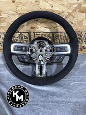 2018 Ford Mustang Shelby Super Snake Oem Suede Wrapped Steering Wheel 18-23 2018 Ford Mustang Shelby Super Snake Oem Suede Wrapped Steering Wheel 18-23