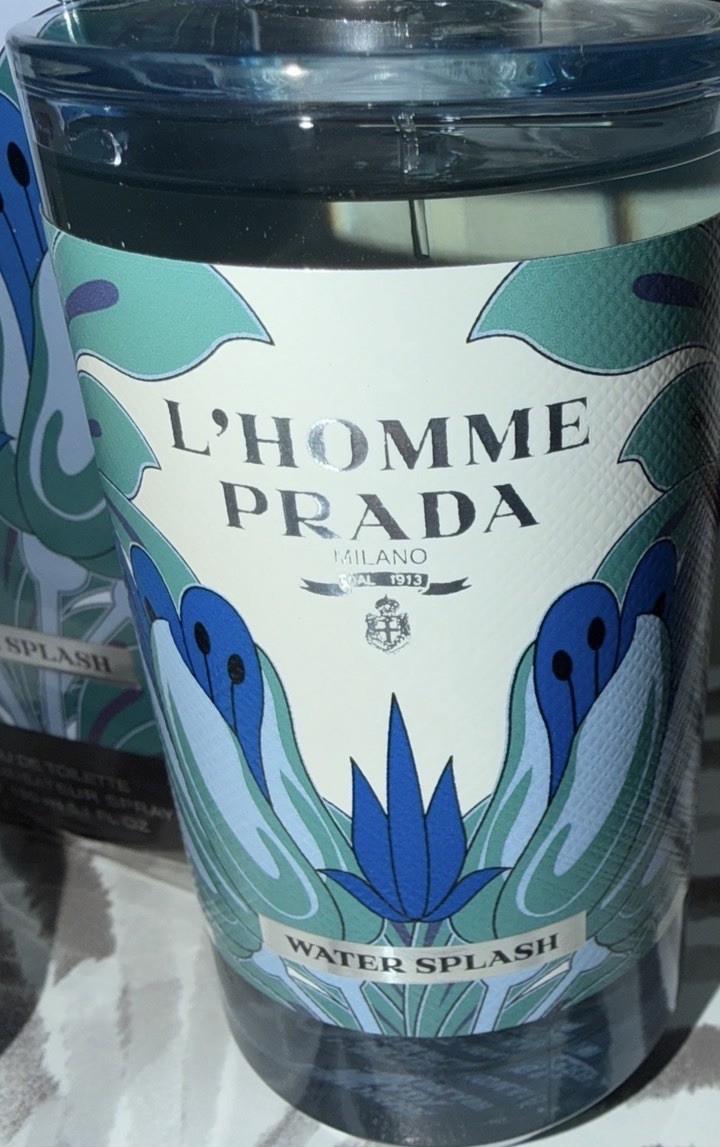 Prada L'Homme Water Splash 150ml 5.1oz EDT Discontinued Rare & HTF