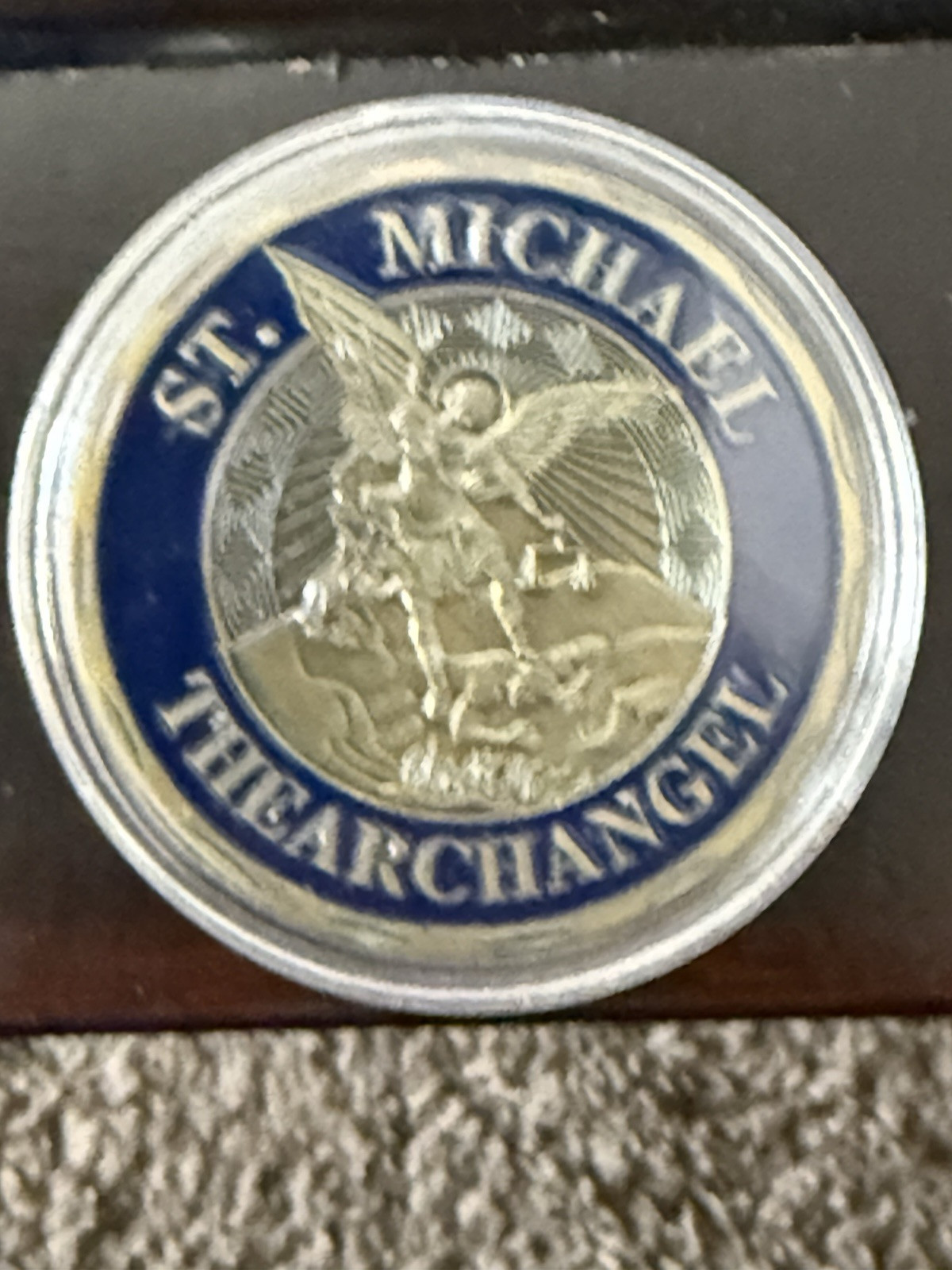 Archangel Michael Guardian of Police Medal to Fallen Officers Challenge Coin