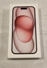 Apple iPhone 15 Retail Box Pink - BOX ONLY