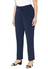Catherines Women's Plus Size Petite Right Fit Pant (Curvy)