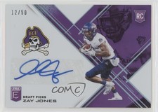 2017 Panini Elite Draft Picks Aspirations Purple 12/50 Zay Jones #178 Auto z5i