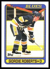 1990-91 Topps #256a Gordie Roberts