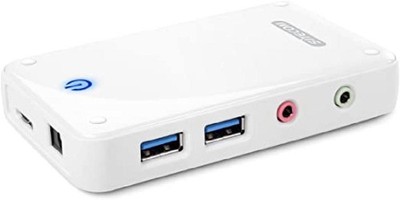 Sitecom CN-340 Docking Station, USB 3.0, White