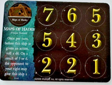 Pirates CSG Pocketmodel - DJC - MAPS OF HADES (#103) | Rare Treasure Wizkids