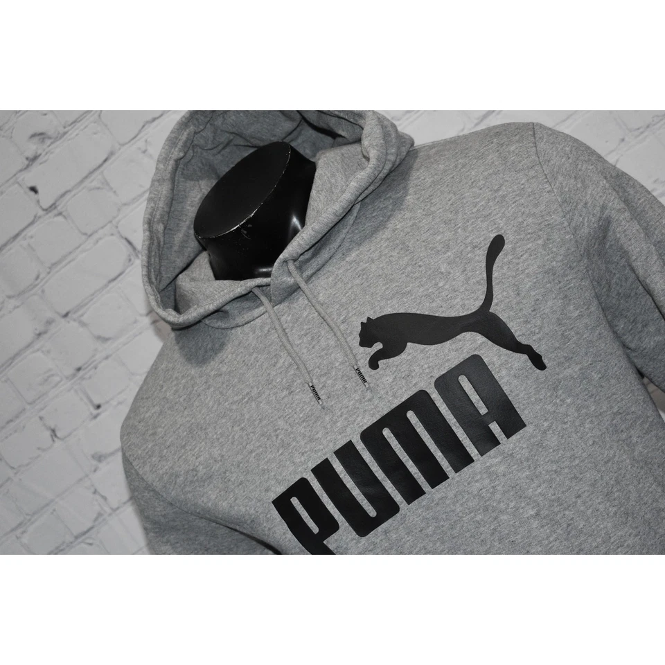 Мужской пуловер с капюшоном PUMA размер XL функциональная смесь полиэстера передний карман - Изображение 2 из 4