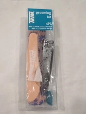 4 Pc TRIM Nail Clipper Grooming Kit Pedicure/Manicure Travel Set- New